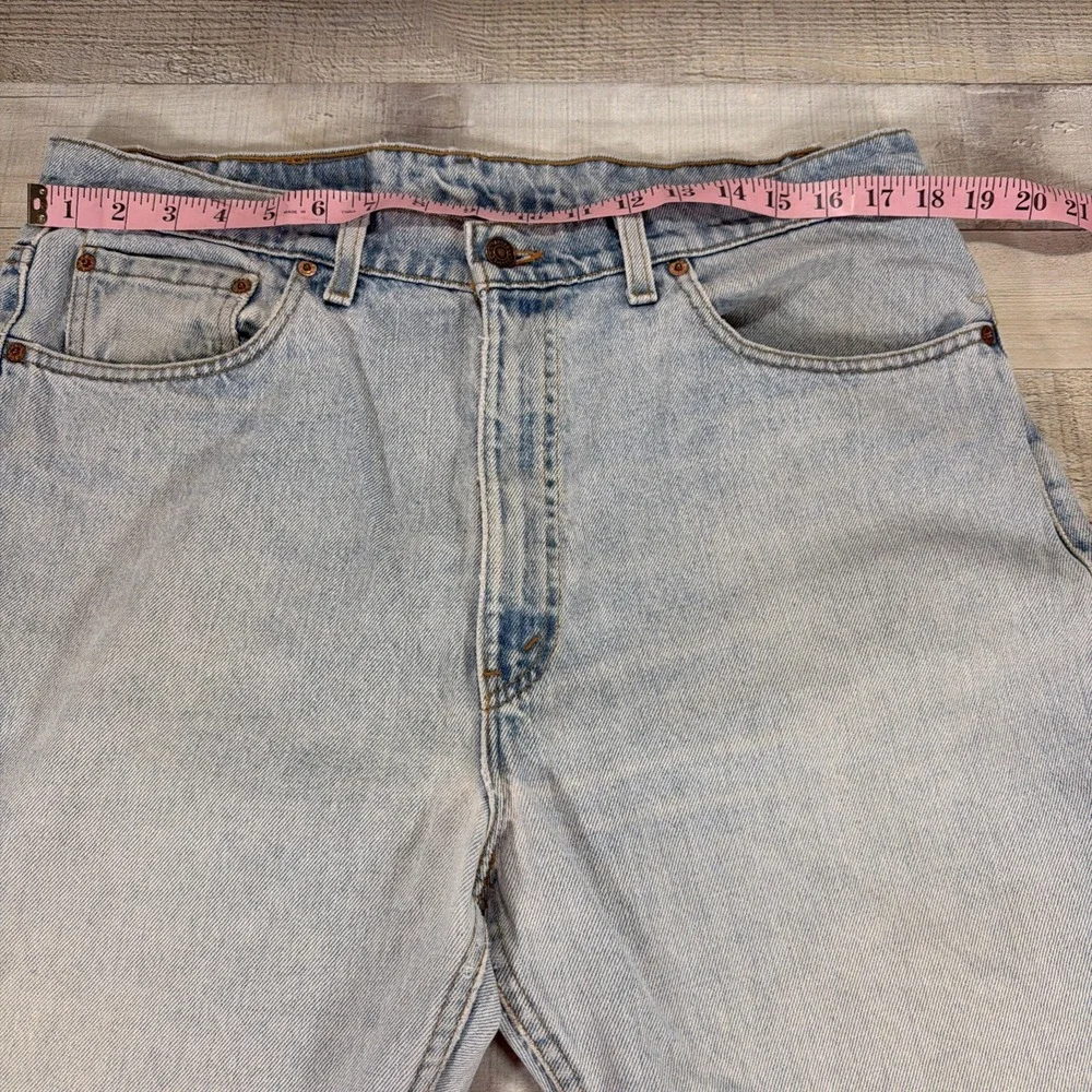 Vintage Levis 505 Jeans Mens Size 38x32 Light Wash Made In USA 90's  Denim Pants